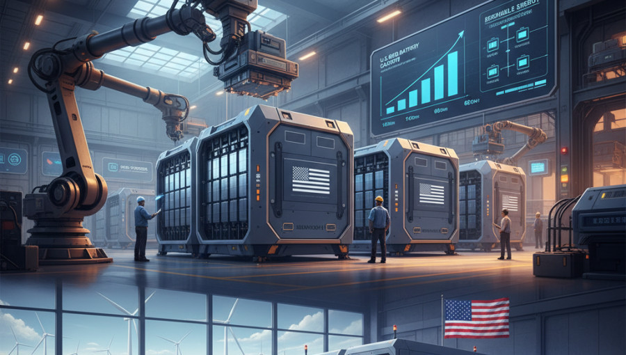 ABD Enerji Depolama Sistemlerinde Dışa Bağımlılığı Sona Erdirdi