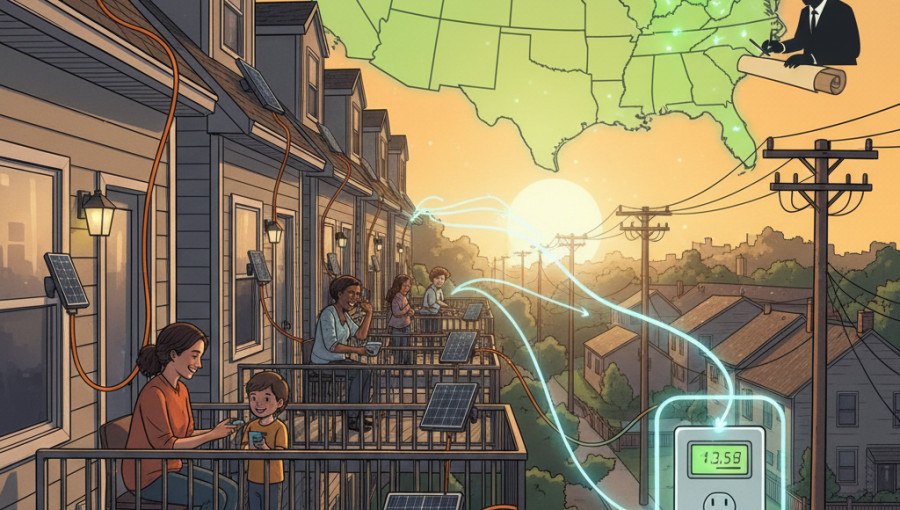 ABDde Balkon Tipi Güneş Panelleri İçin Yasal Onay