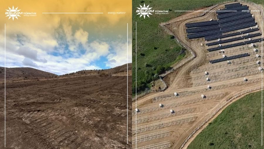 ASUNIM Gümüşhane’de 6,4 MWp Arazi Tipi GES Kurulumuna Başladı
