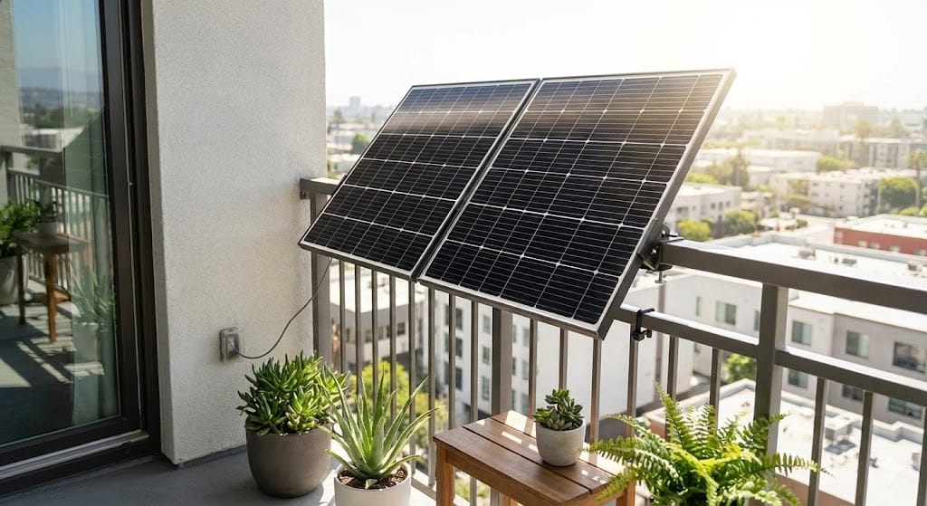 balkon tipi güneş enerjisi sistemleri Balkon GES