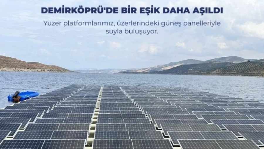 Demirköprü Yüzer GES Projesinde Çalışmalar Başladı