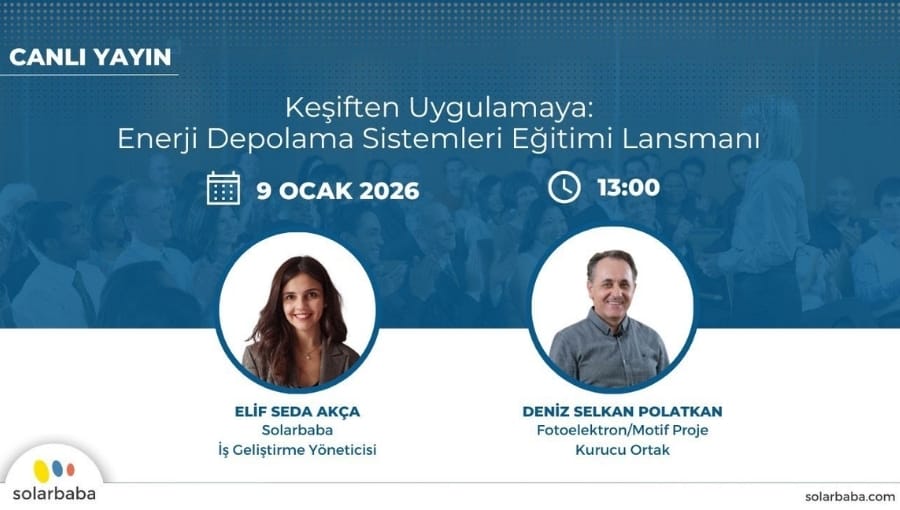 Selkan Polatkan - Keşiften Uygulamaya: Enerji Depolama Sistemleri Eğitimi Lansmanı