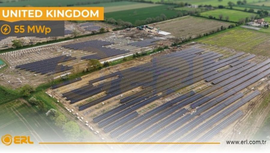 ERL, Birleşik Krallık'ta 55 MWp’lik Güneş Enerjisi Projesini Başarıyla Tamamladı