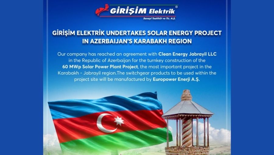 Girişim Elektrik Azerbaycan’da 60 MWp GES Projesini Üstlendi