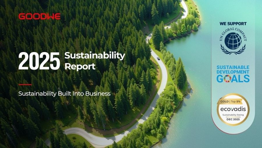 GoodWe, 2025 Sürdürülebilirlik Raporu’nda Akıllı Enerji ve ESG Liderliğini Öne Çıkarıyor