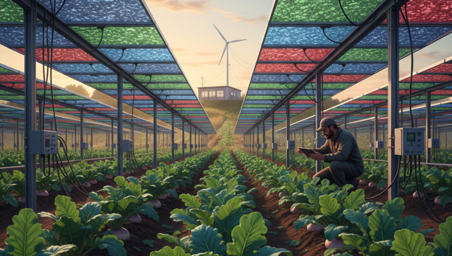 Güneş Panelleri Şalgam Verimini Ve Enerji Üretimini Artırdı