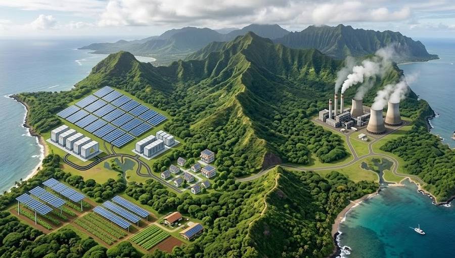 Oʻahu Adasının Enerji Geleceğinde Güneş Enerjisi Tartışması