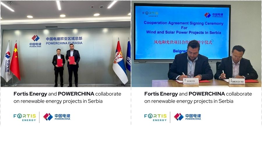 Fortis Enerji ve POWERCHINA'den 850 MW'lık Yenilenebilir Enerji Projesi