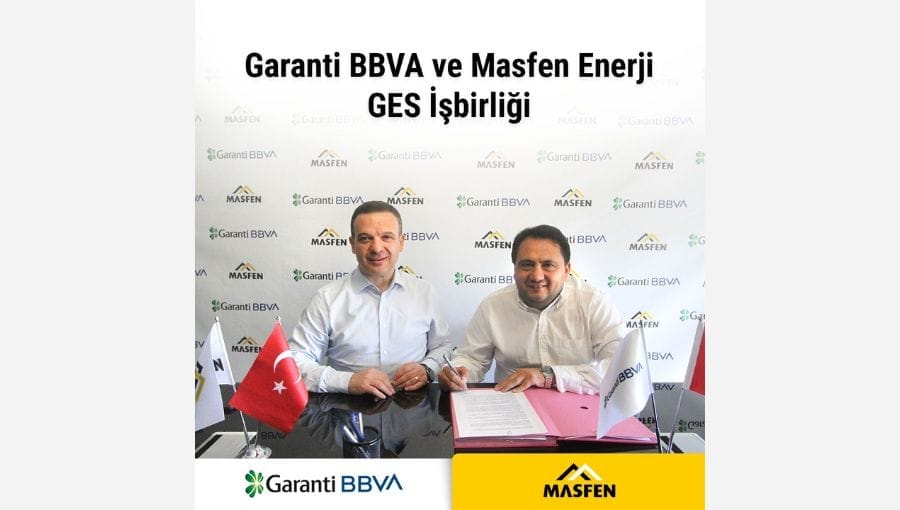 Garanti BBVA ve Masfen Enerji Arasında GES İş Birliği Anlaşması Gerçekleşti