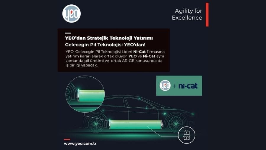 Geleceğin Pil Teknolojisi YEO’dan