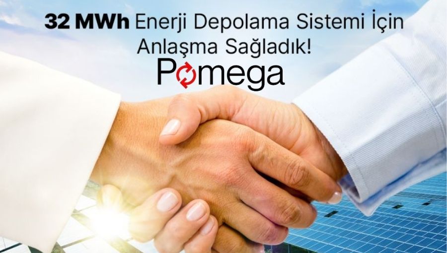 Pomega Enerji Depolama Teknolojileri'den 7,2 Milyon Dolarlık Anlaşma