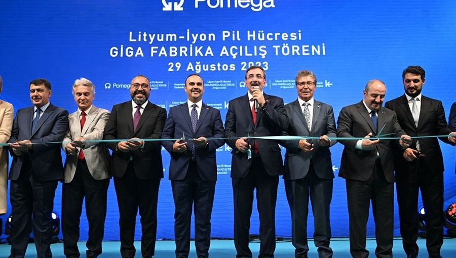 Pomega Lityum-İyon Pil Hücresi Giga Fabrikası Açıldı