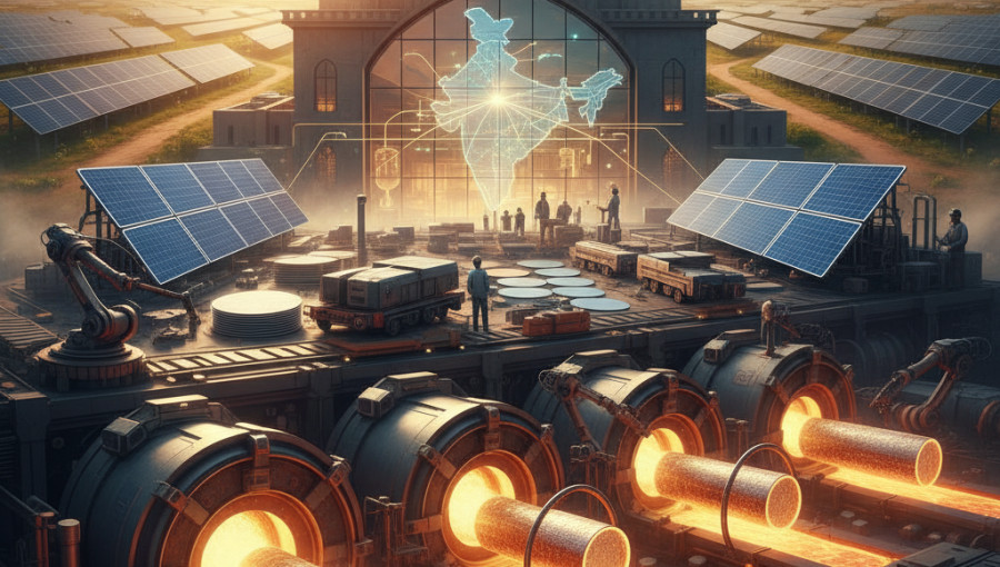 Hindistan Güneş Paneli Üretiminde Dışa Bağımlılığı Bitiriyor