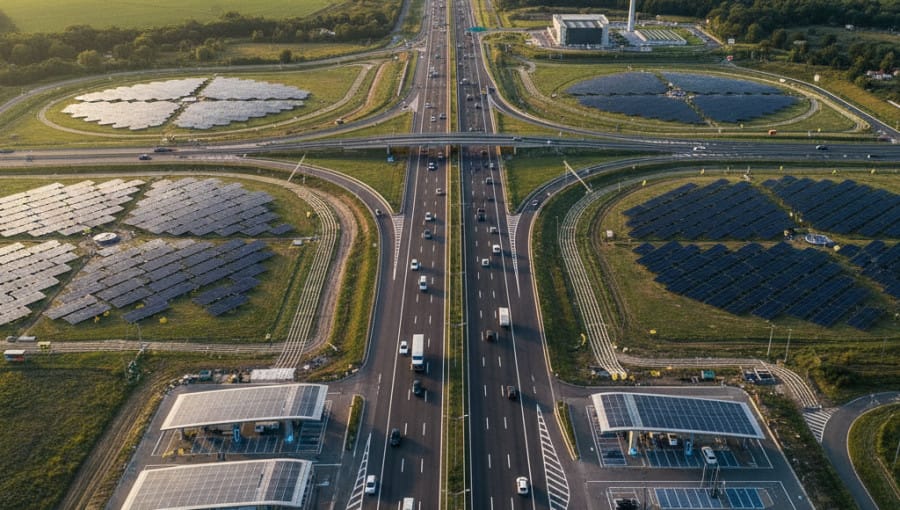 Hırvatistan Atıl Otoyol Arazilerinden Elektrik Üretecek
