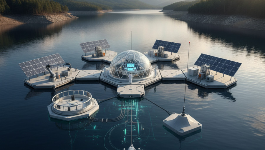 Portekiz'de Avrupanın İlk Yüzer Güneş Enerjisi Laboratuvarı Açıldı