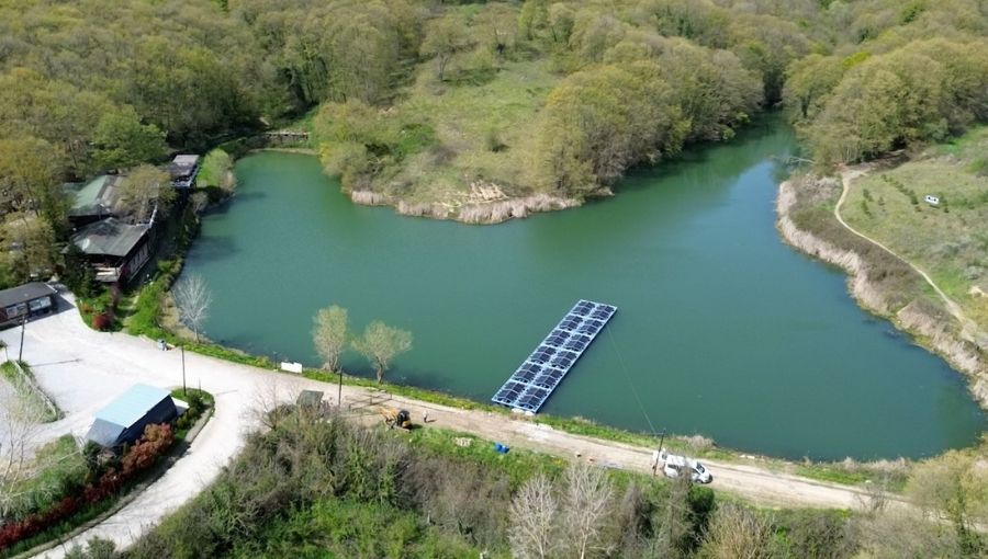 Sakarya Üniversitesinden Saklıgöl Göleti Üzerine Yüzer GES Projesi