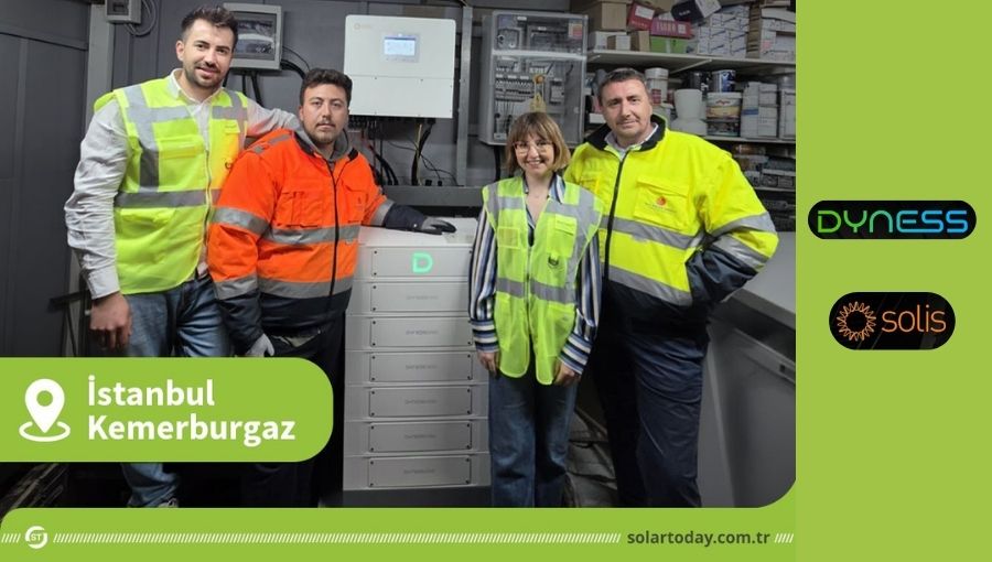SolarToday'in Kemerburgaz’da Yeni Mesken Enerji Depolama Kurulumu