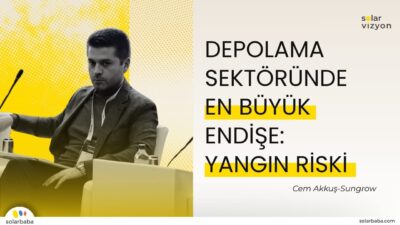 Cem Akkuş: "Enerji Depolama Sektörünün Hala En Büyük Çekincesi Yangın Riskleri"