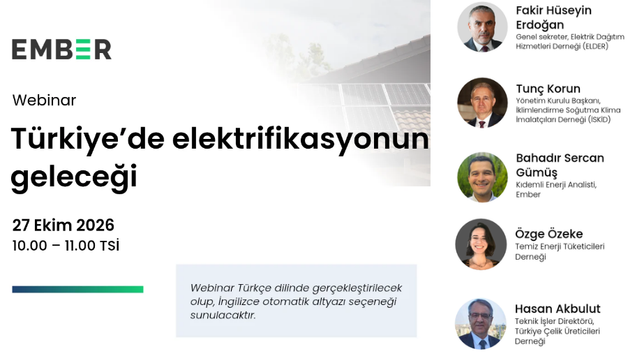 Türkiye’nin Elektrifikasyon Hedefi Ember Raporu ile Masaya Yatırılıyor