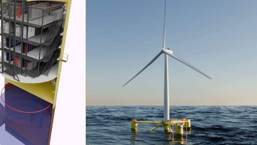 Yapay Zeka İçin Deniz Üstü Rüzgar Enerjili Veri Merkezi