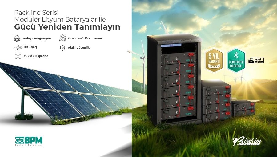 Yüksek Performans ve Esneklik: Rackline Lityum Batarya
